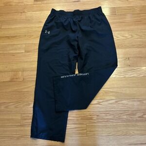 Under Armour All Season Gear Mens Pants Size 2XL Black Loose Ankle Zip Outdoor